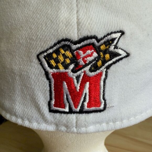 Maryland Terrapins Baseball Cap White/Red One-Fit Top Of The World - Picture 4 of 10